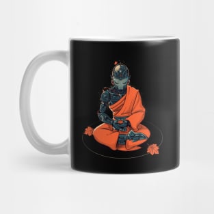 Meditation Robot Monk by Tobe Fonseca Mug